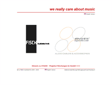 Tablet Screenshot of fisch-audiotechnik.de
